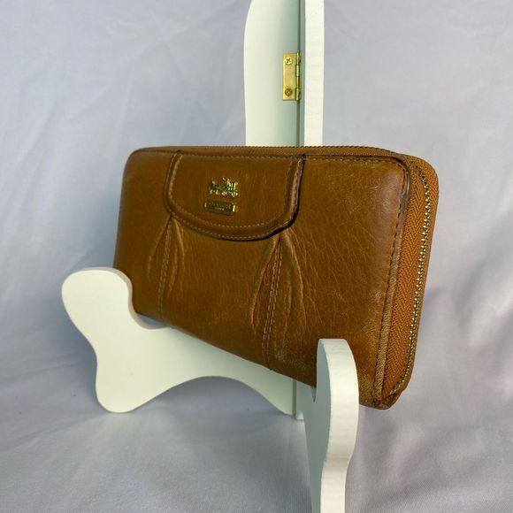 Vintage Coach Madison accordion wallet clutch - Picture 3 of 6